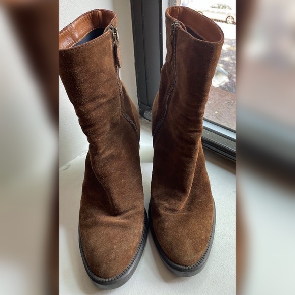 Aquatalia Isla Weatherproof Suede Booties - Picture 3 of 4